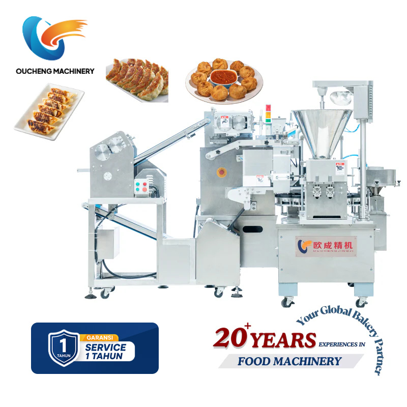 OC-867 | Mesin Pembuat Pangsit, Empanada, Samosa & Pembentuk Pancake Otomatis | Sistem Produksi Serbaguna