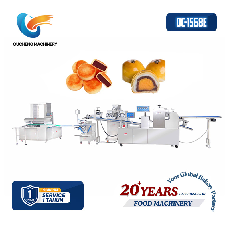 OC-1568E Jalur Produksi Kue Shortbread Isi Tiga