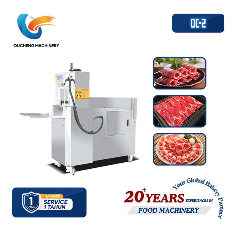 OC-2 Meat Slicer Otomatis Dua Gulung