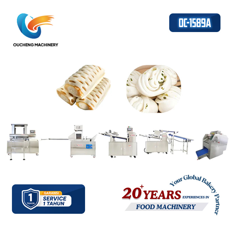 OC-1589A Jalur Produksi Otomatis Untuk Bakpao Kukus & Mantou